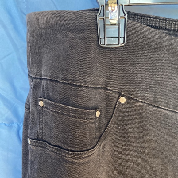 Ruby rd pant Tencel blend raw hem pull on ankle pant size 3X - Picture 8 of 17